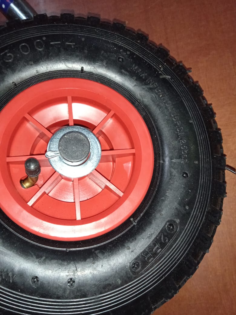 Транцевые колеса стальные откидные для НДНД